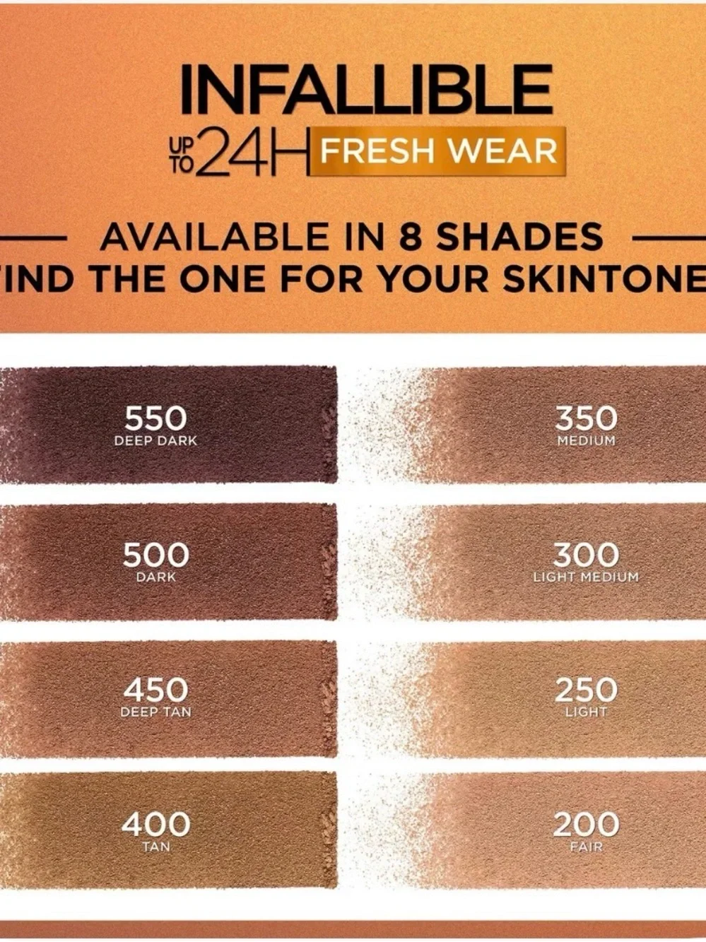 L'Oréal Infallible 24H Fresh Wear Bronzer - 500 Dark